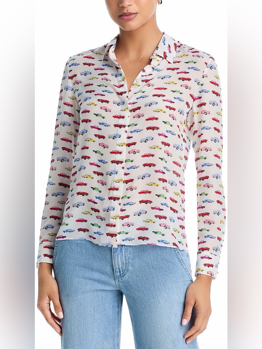 Alice + Olivia Willa Silk Shirt